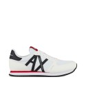 Armani Exchange-sneker Micro Suede Nylon Mesh Xux017xcc68p21prov Op.white-black