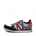 Giorgio Armani Sneaker Uomo XUX017-XCC68 Navy+grey+lt.grey