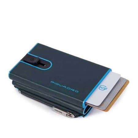 PIQUADRO PORTAFOGLIO BLUE...